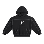 Black hoodie with a white logo of ST.Padel